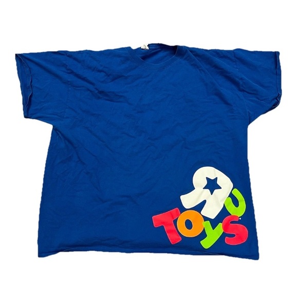 Toys R Us Employee Shirt T-Shirt Womens 3XL Blue Gildan Work C'Mon Let's Play - Picture 1 of 9